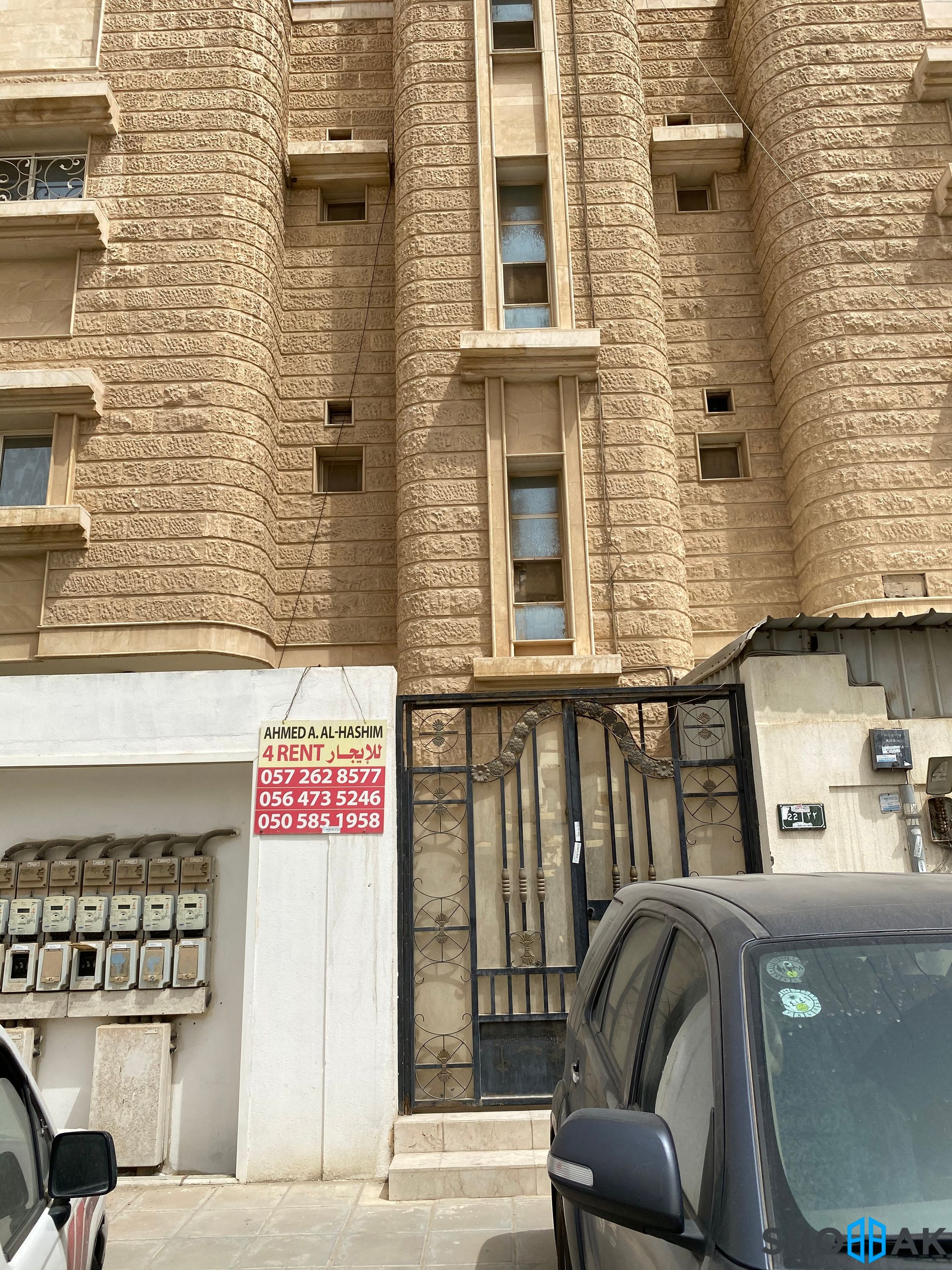 شقة للايجار - شارع معمر التميمي - حي العليا شباك السعودية