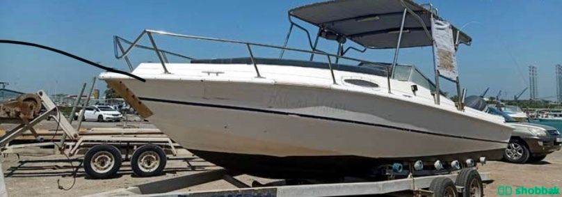 للبيع قارب بغرفة مكينة سوزوكي 🚤 شباك الإمارات العربية المتحدة