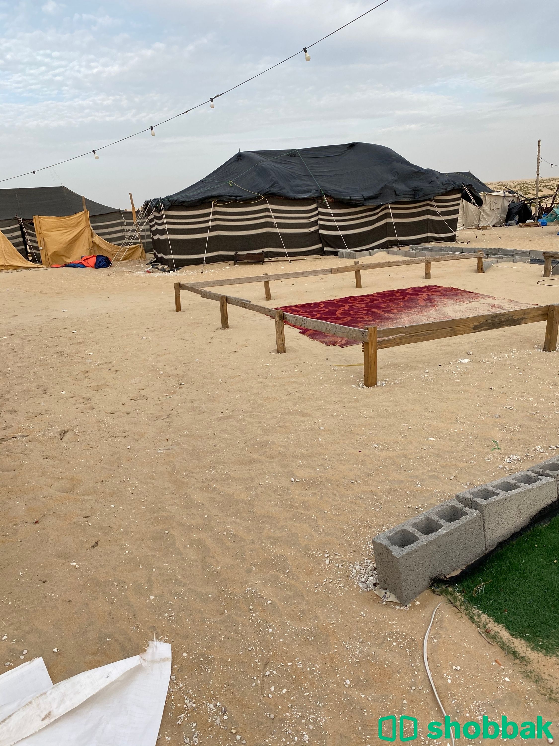 مخيم نسيم الليالي للايجار على طريق المطار الدمام شباك السعودية