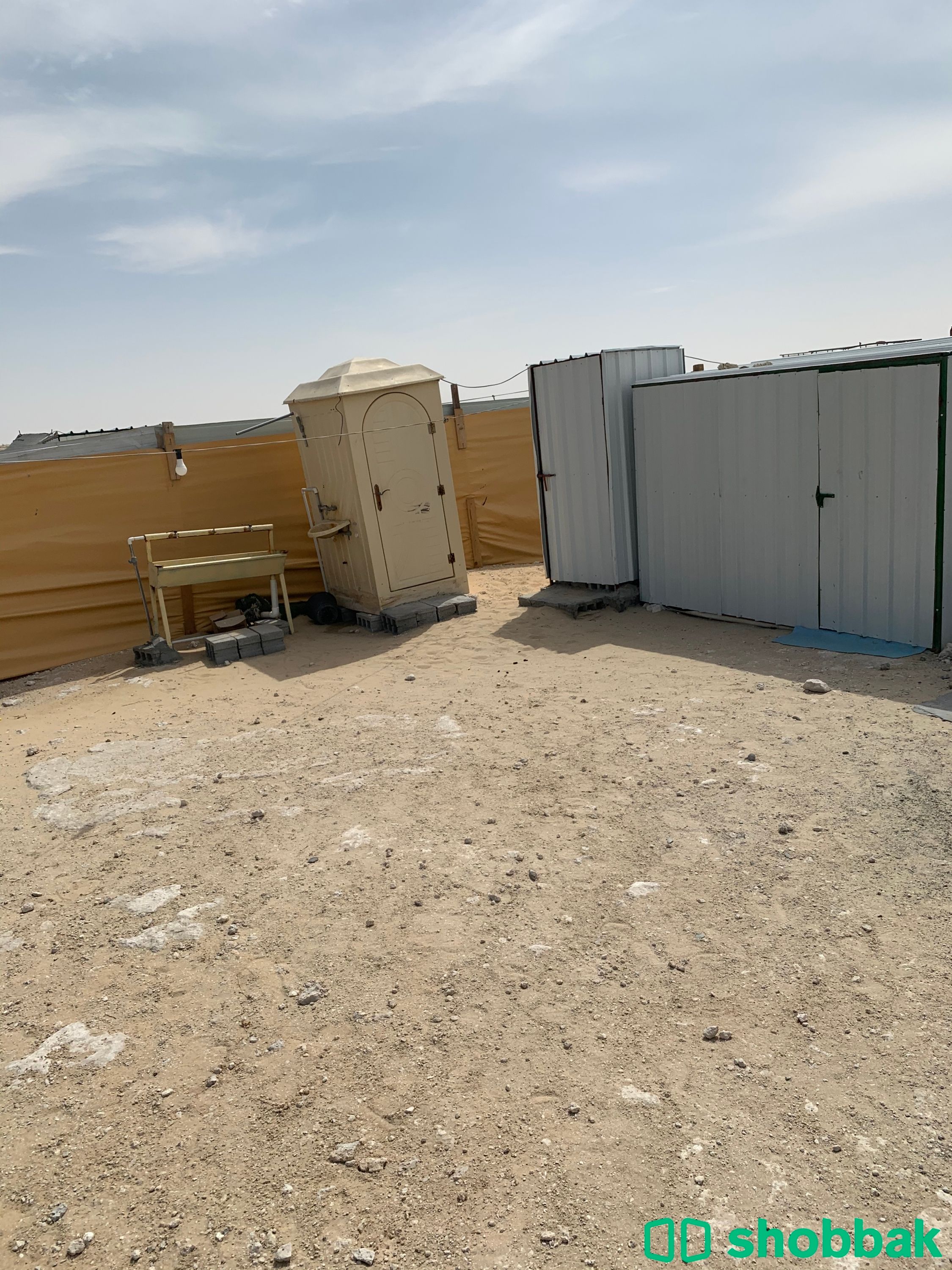 مخيم طريق المطار  شباك السعودية