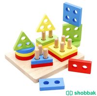 17 قطعة ألعاب مطابقة الشكل الهندسي سم مكعبات قابلة للفصل والإزالة للأطفال حتى سن شباك السعودية
