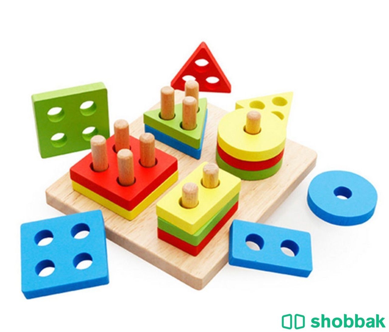 17 قطعة ألعاب مطابقة الشكل الهندسي سم مكعبات قابلة للفصل والإزالة للأطفال حتى سن Shobbak Saudi Arabia