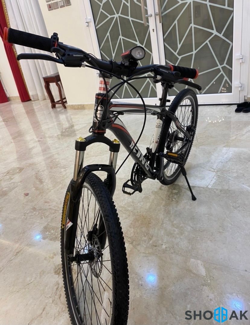 سيكل كنق استعمال واحد فقط حجم:26 فل الامنيوم كل شي شيمانو مكينته TZ SHIMANO شباك البحرين