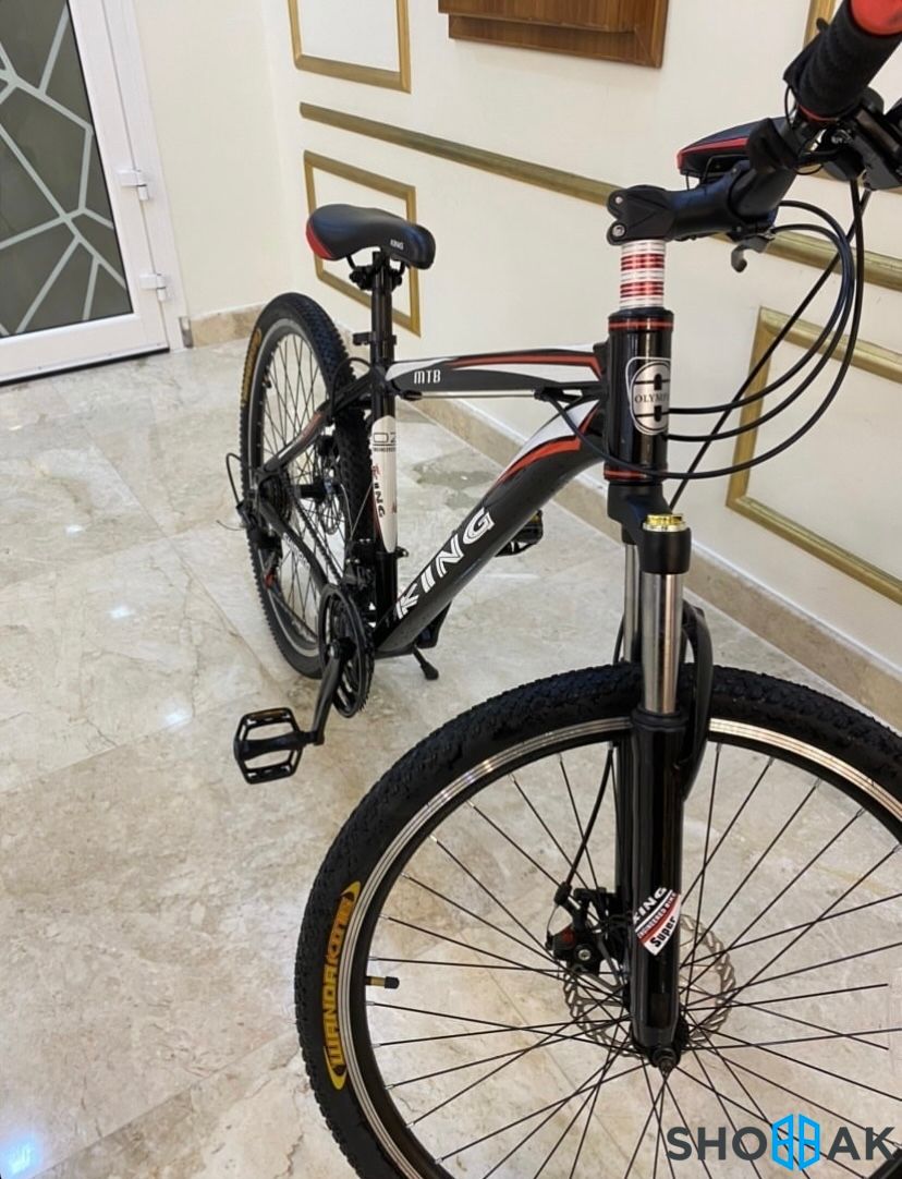 سيكل كنق استعمال واحد فقط حجم:26 فل الامنيوم كل شي شيمانو مكينته TZ SHIMANO شباك البحرين
