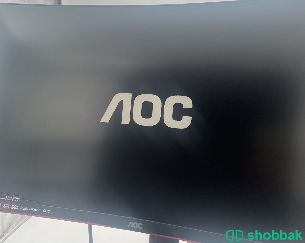 Aoc curved gaming monitor شاشة العاب منحنيه Shobbak Saudi Arabia