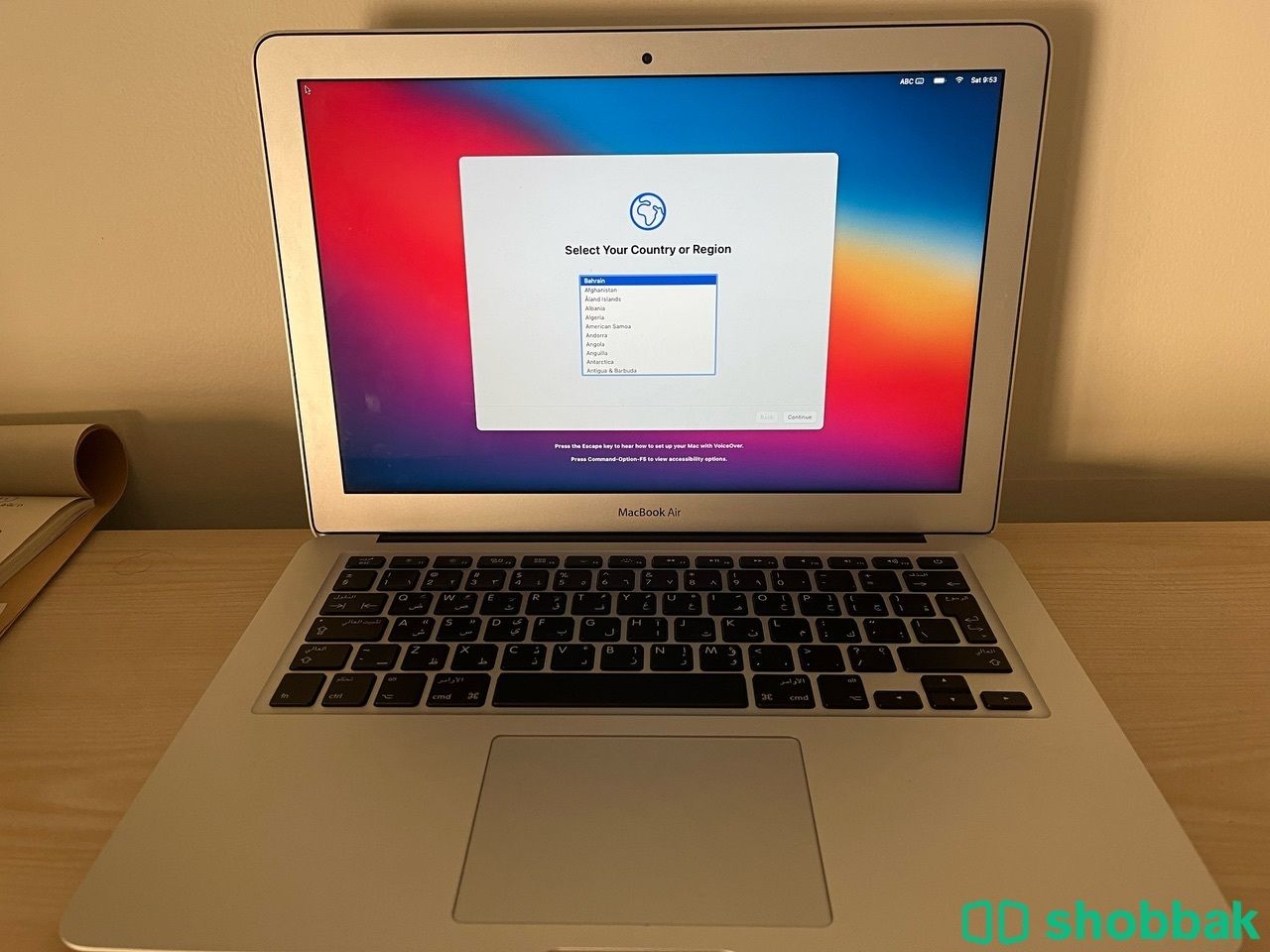 Apple MacBook Air 2017 128gb شباك البحرين