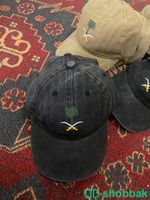 Baseball caps بشعار اليوم الوطني السعودي  Shobbak Saudi Arabia