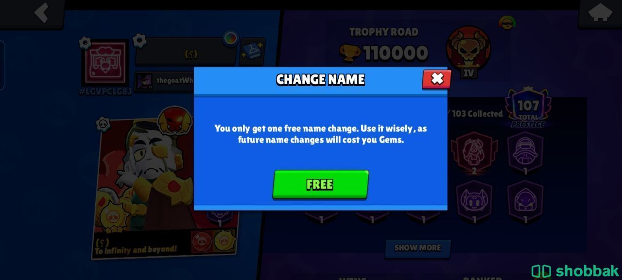 Brawl Stars Account / حساب براول ستارز Shobbak Saudi Arabia