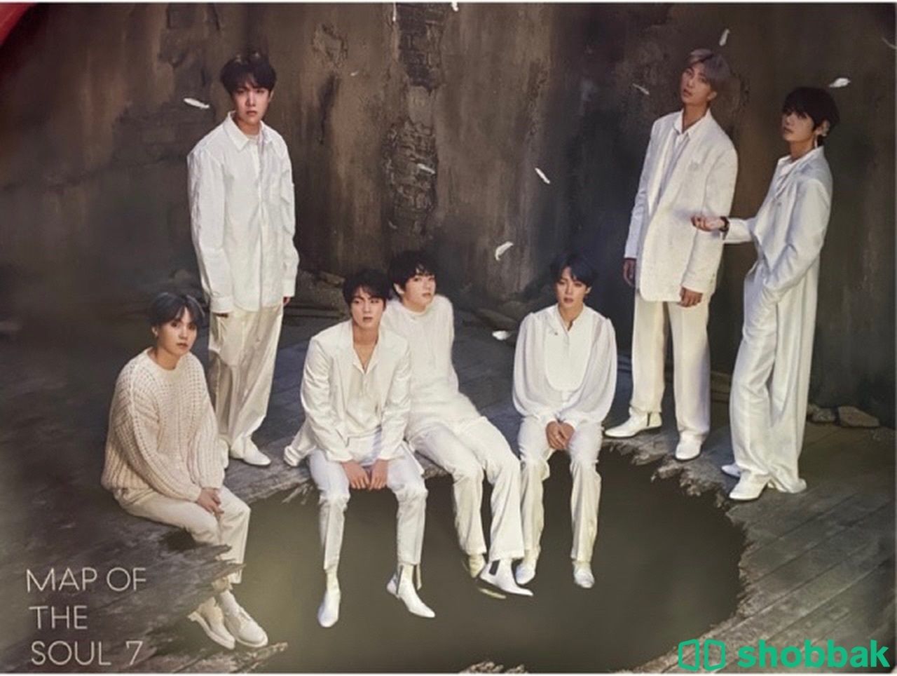Bts - (map of the soul 7 official) set of 4 posters only شباك الإمارات العربية المتحدة