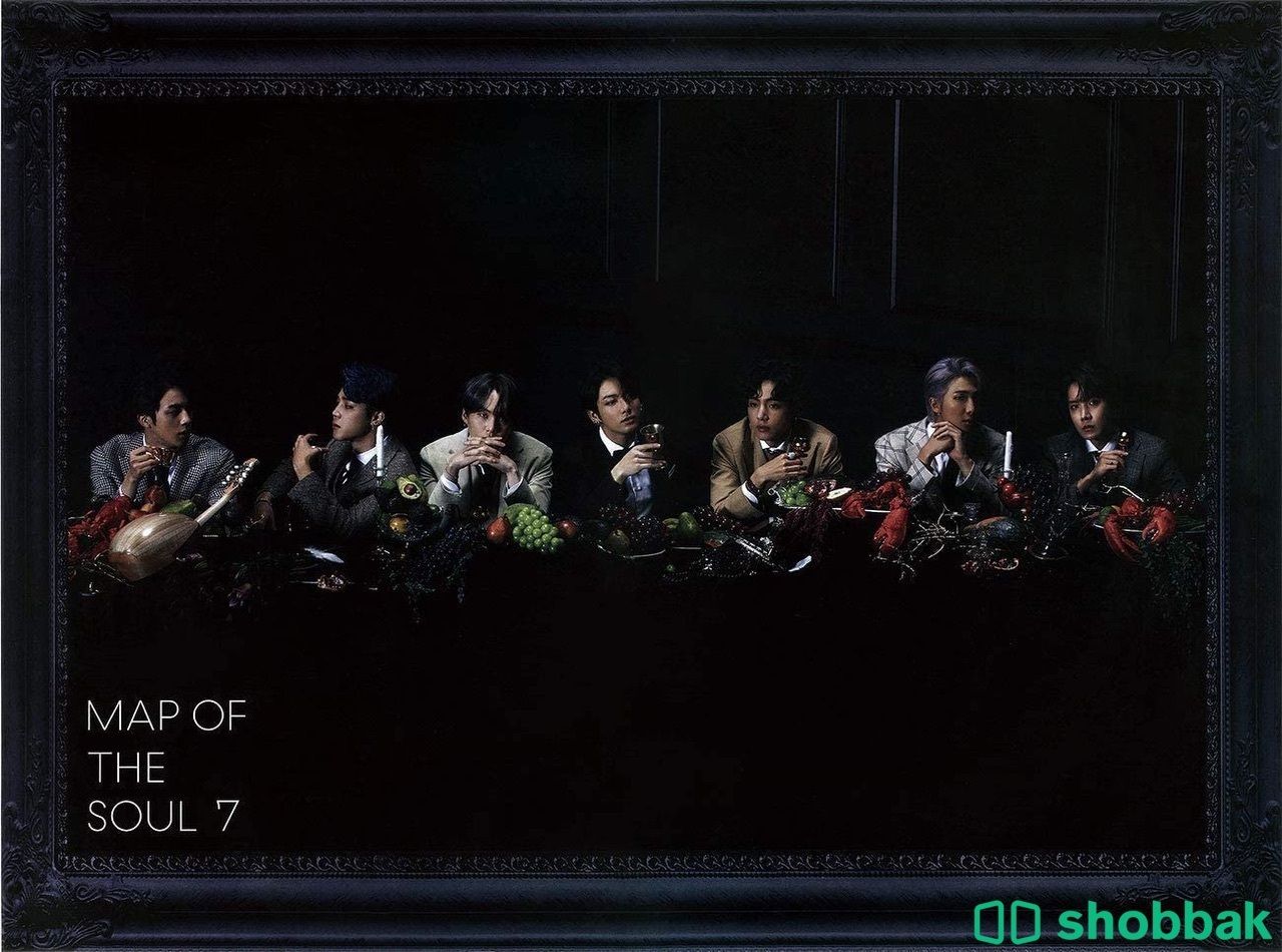 Bts - (map of the soul 7 official) set of 4 posters only شباك الإمارات العربية المتحدة