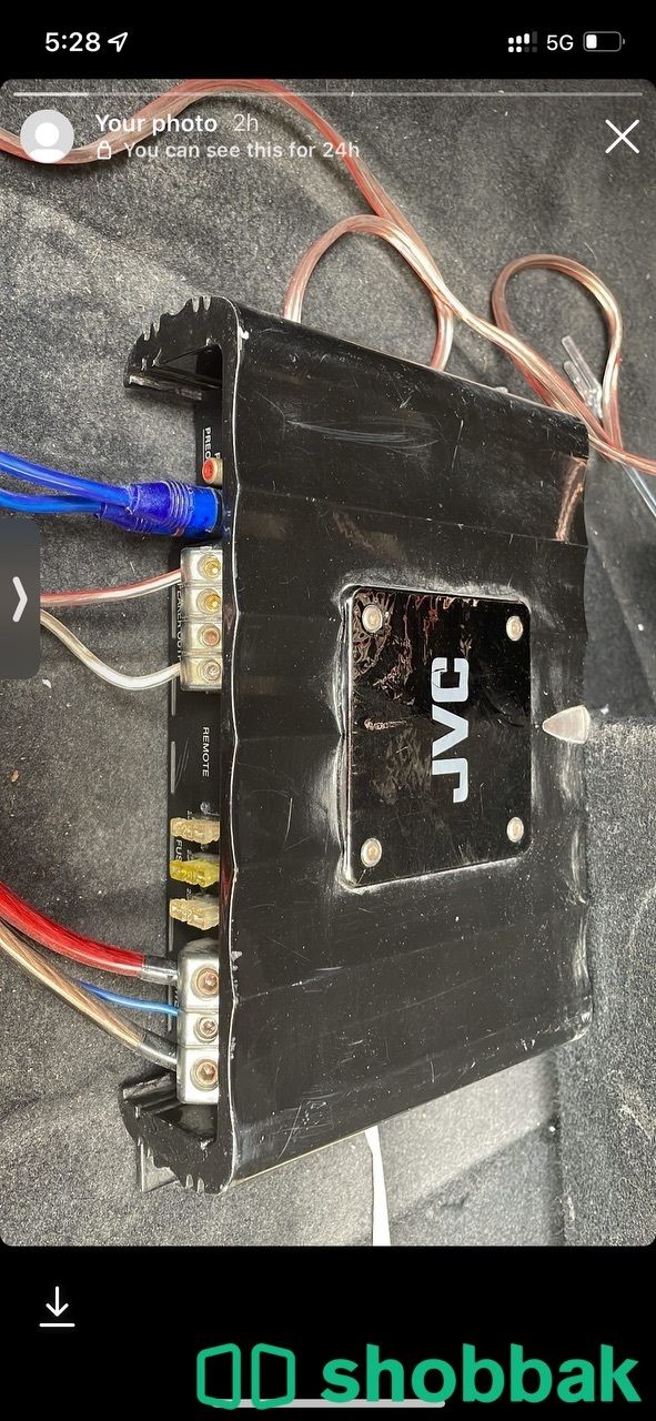 JVC 1000w mono bass ampliefier شباك البحرين
