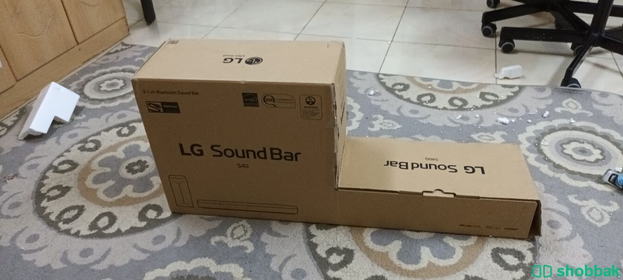 LG SOUND BAR 300W ال جي ساوند بار  Shobbak Saudi Arabia