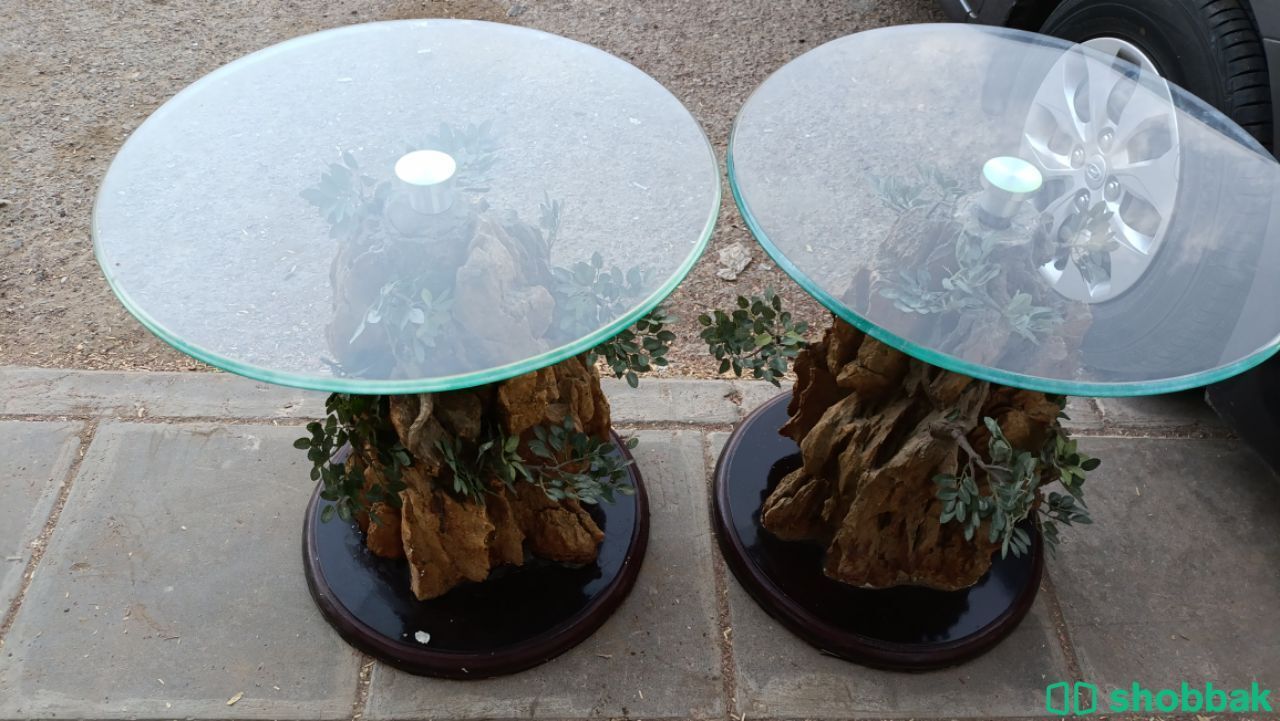 resin home decor wood and glass table ---
الراتنج ديكور المنزل طاولة من الخشب وا Shobbak Saudi Arabia