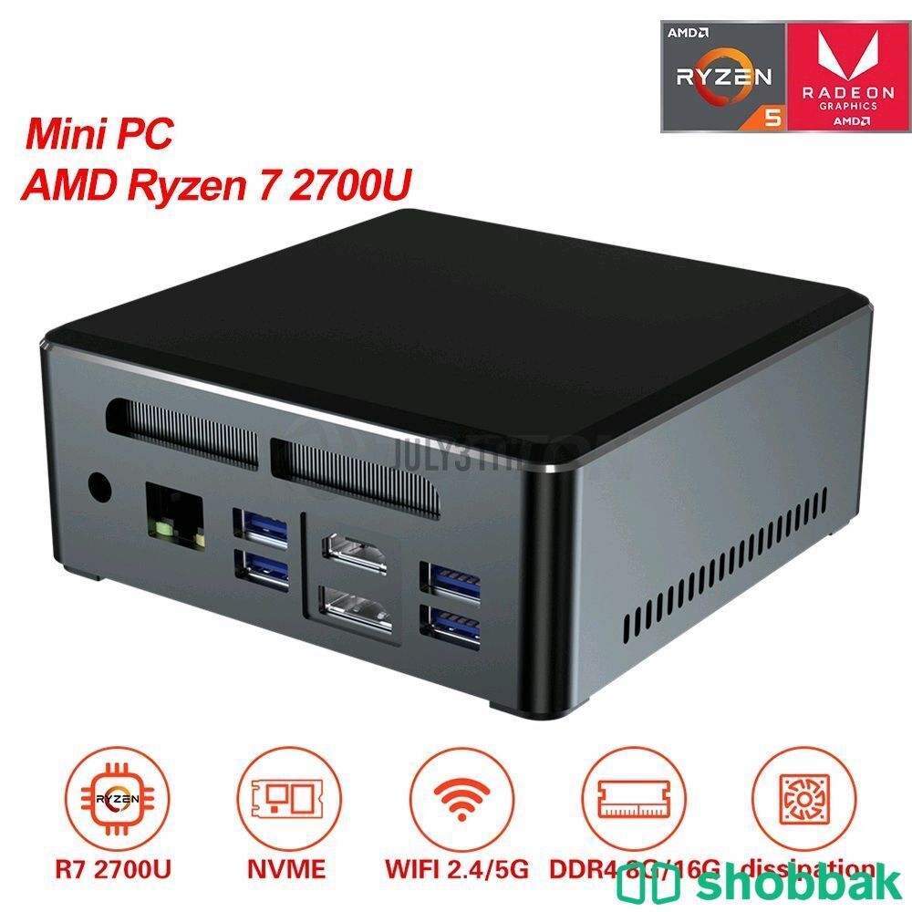 Ryzen 7 2700u Mini Gaming PC جديد جهاز كمبيوتر صغير Shobbak Saudi Arabia