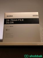 Sigma 24-70mm 2.8 جديدة شباك السعودية