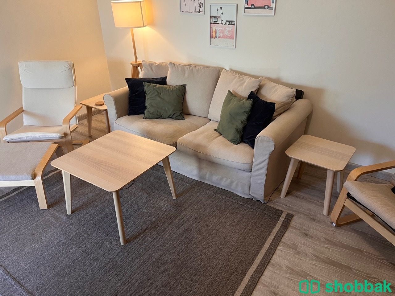 Sofa Bed + full living room شباك السعودية