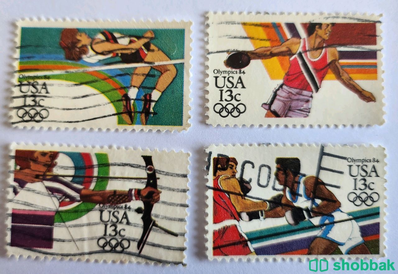 Stamps set: Olympics 84 Shobbak Saudi Arabia