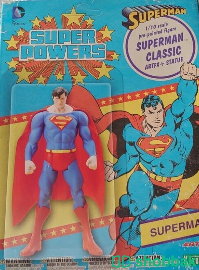 Superman classics preprinted figure artfx + statu Shobbak Saudi Arabia