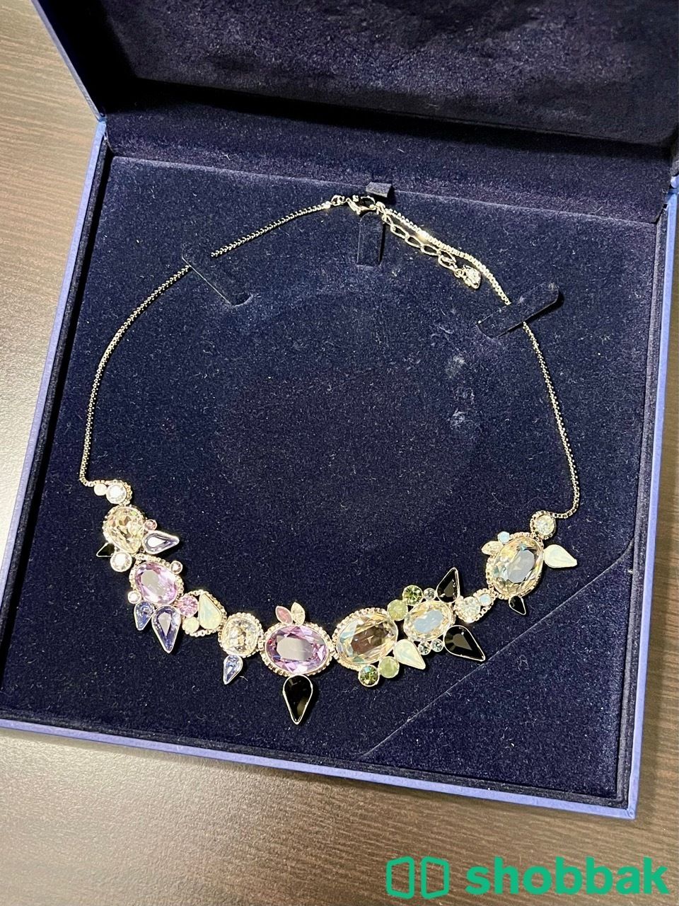 Swarovski Gemstones Necklace. شوارفسكي Shobbak Saudi Arabia