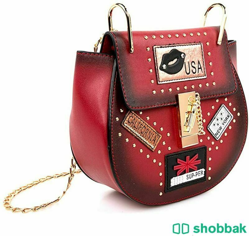 Women Lady Leather Handbag  Shobbak Saudi Arabia