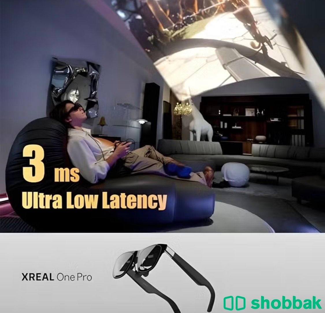 XREAL One Pro VR Glasses with X1 Chip, 3 Degrees of Freedom, 171°, 57° Viewing A Shobbak Saudi Arabia