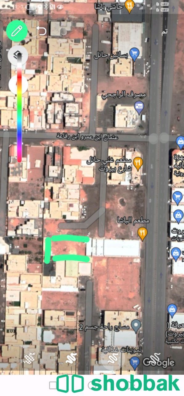 أرض لقطه شارع بيروت خلف بنك الراجحي شباك السعودية