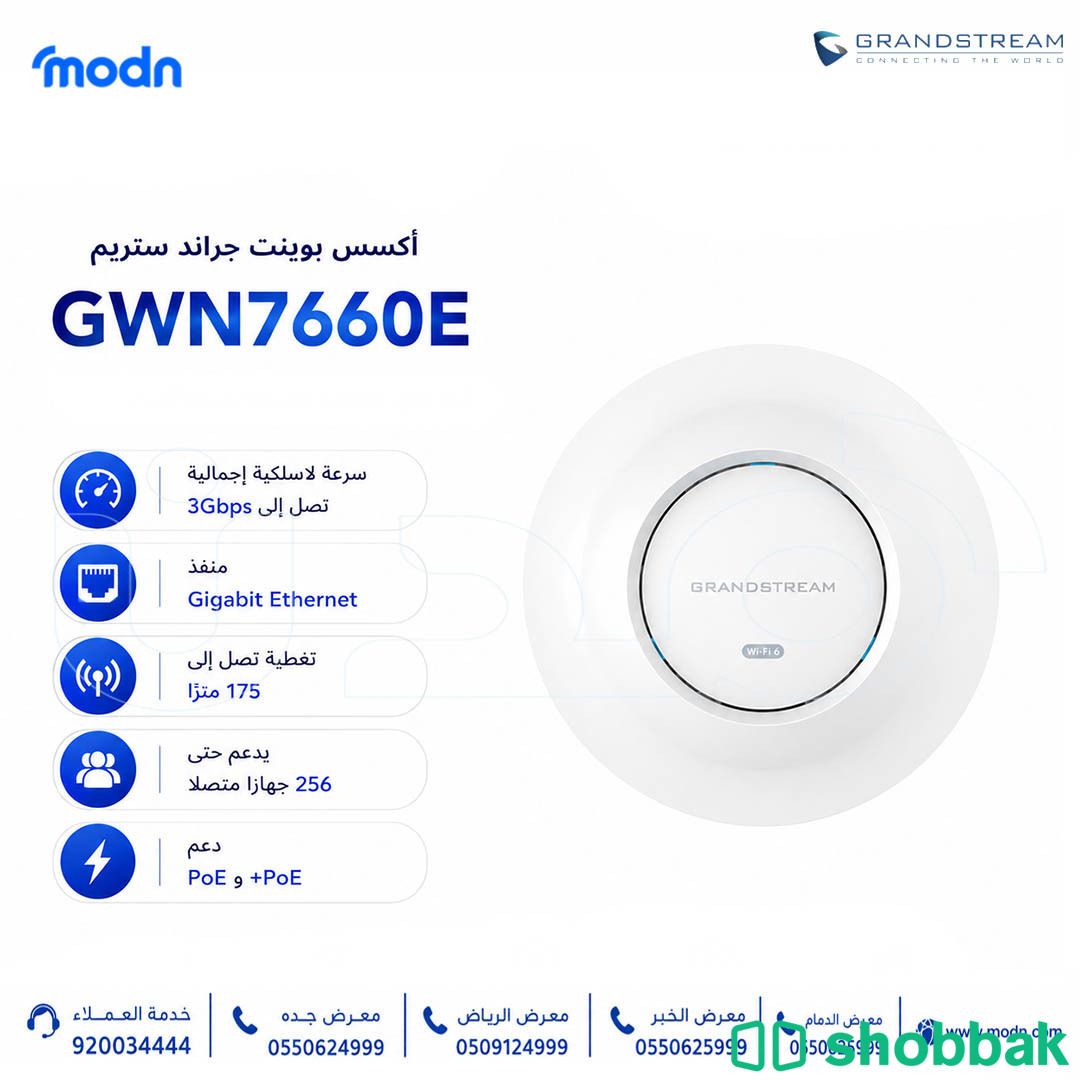 أكسس بوينت جراند ستريم GWN7660E   Shobbak Saudi Arabia