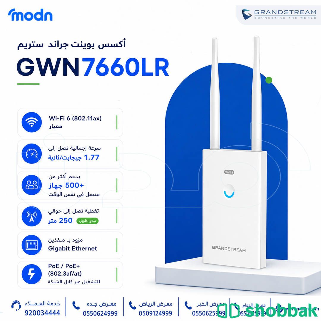 أكسس بوينت جراند ستريم جراند ستريم GWN7660LR   شباك السعودية