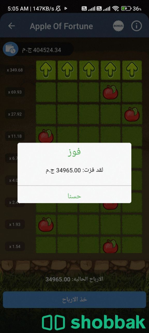 اسكربت التفاح  شباك مصر