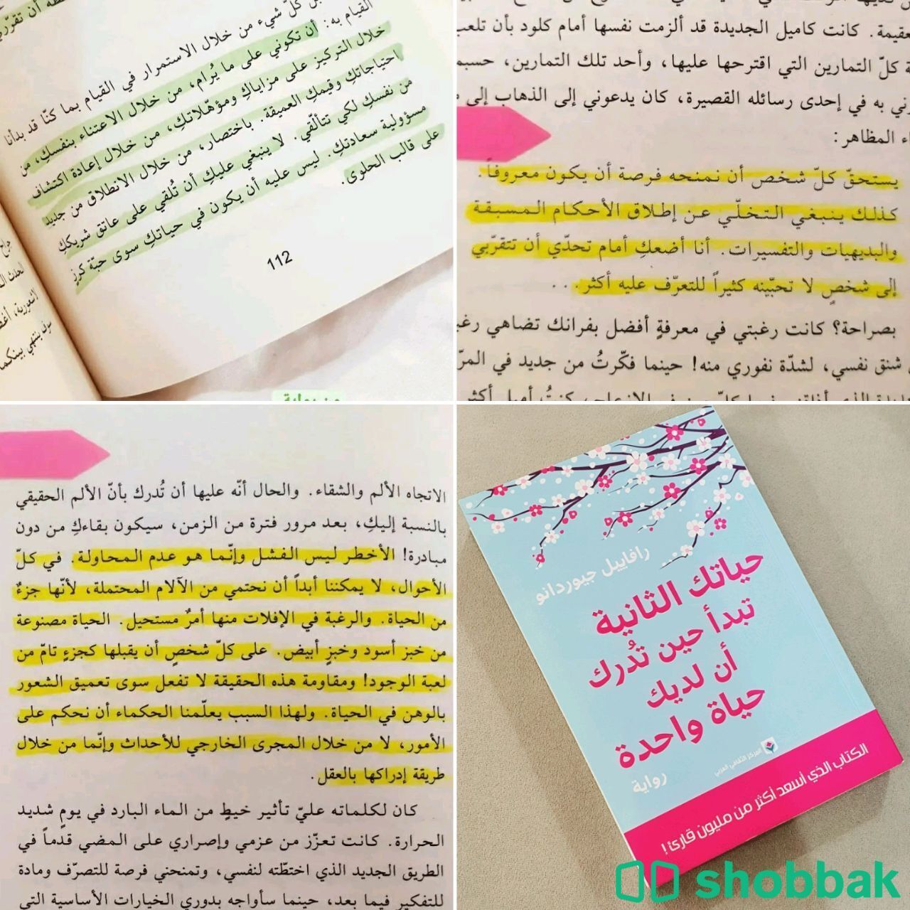 السعر الأرخص لكتاب حياتك الثانية تبدأ حين تدرك أن لديك حياة واحدة Shobbak Saudi Arabia