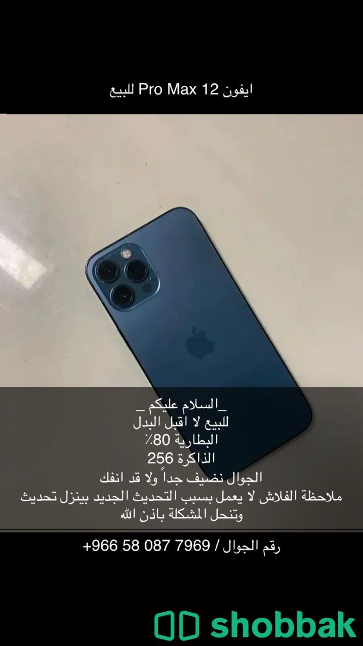 ايفون 12 Pro Max Shobbak Saudi Arabia
