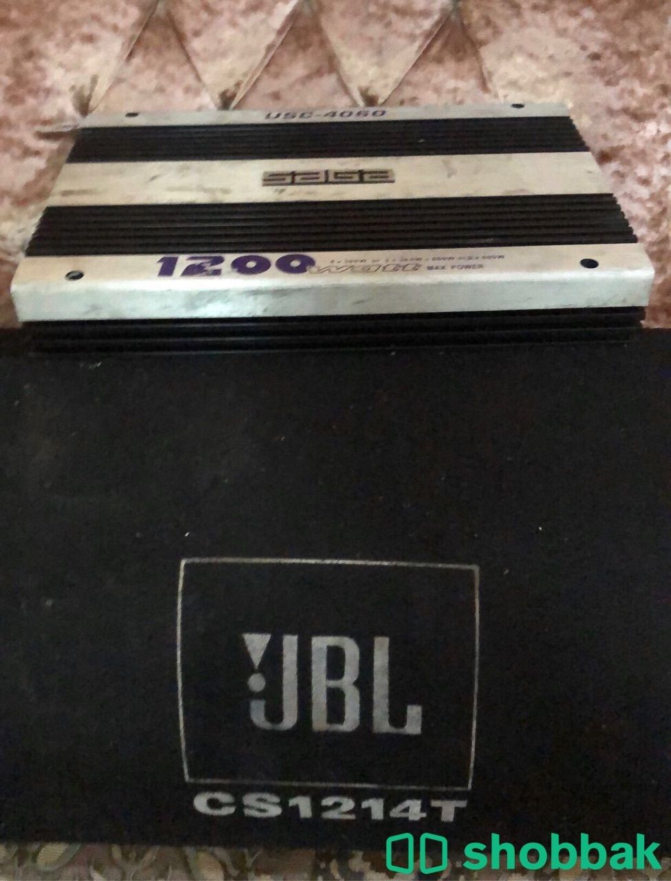 بازوكا JBL 1000W + امبلي فاير Saga 1200W شباك السعودية