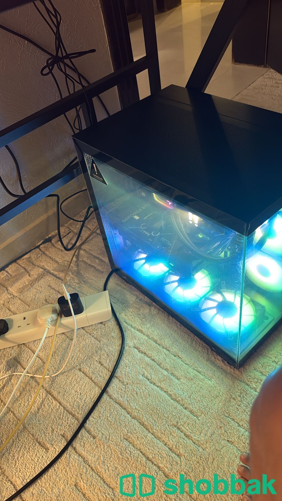 بي سي قيمنق احترافي شبه جديد (RTX 5070 + i7-14700F) مع الضمان والاستخدام شبه معد Shobbak Saudi Arabia