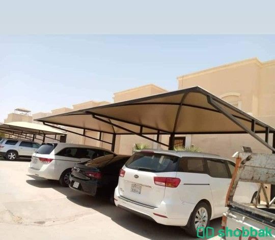 ترويد وتركيب مظلات مواقف للسيارات وجميع انواع الحداده  شباك السعودية