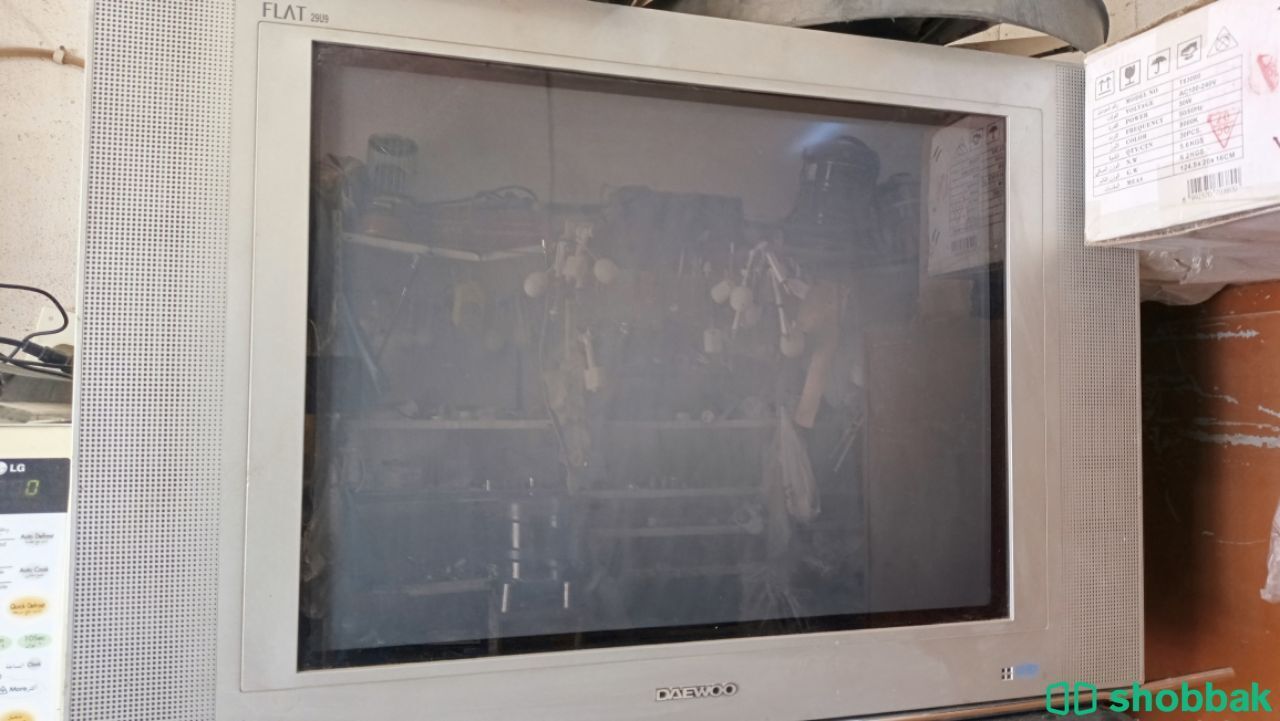 تلفزيون دايو قديم للبيع مع سنسور ديجيتال مكعب ومسطح 29U9old Daewoo tv for sale w شباك السعودية