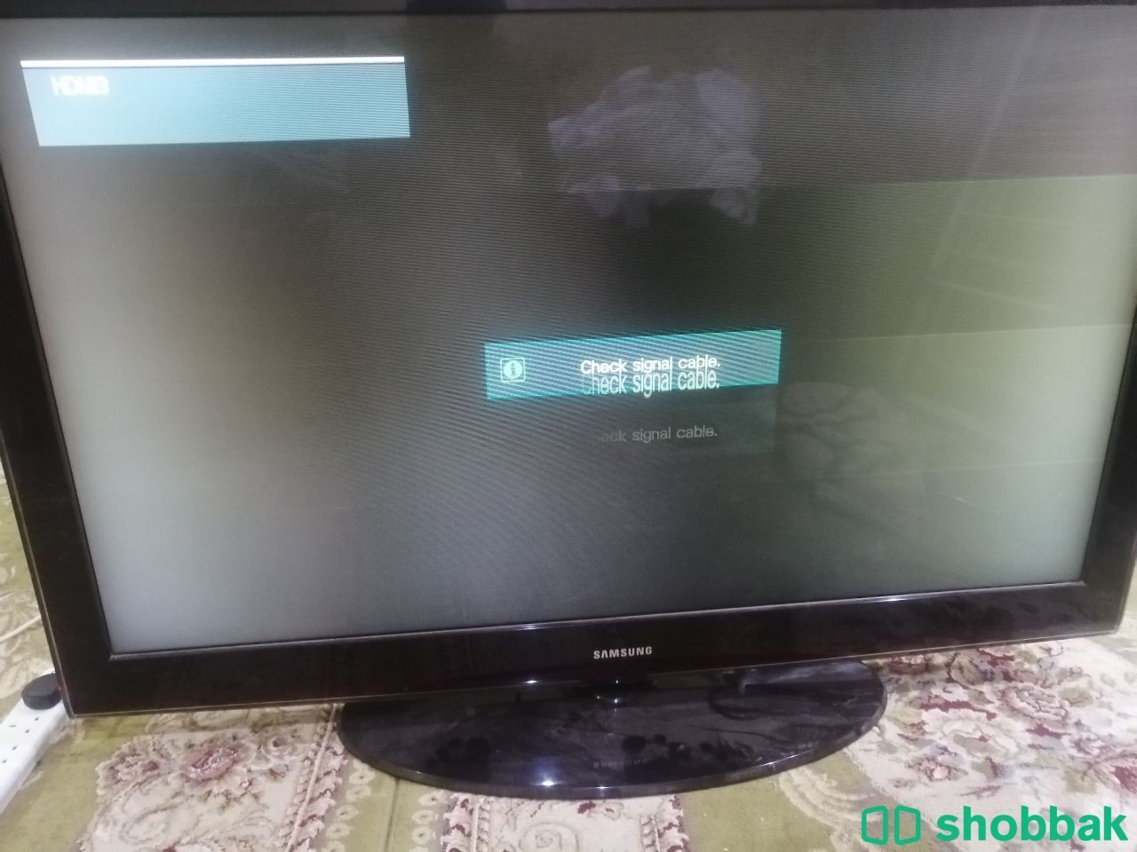تلفزيون سامسونج نوع القديم ٥٥ بوصه تقريبا  شباك السعودية