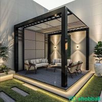 تنسيق الحدائق وتصميم الشلالات النوافير والجلسات وتركيب المظلات  Shobbak Saudi Arabia