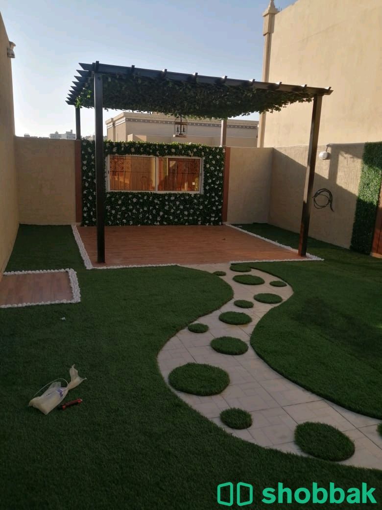 تنسيق وتصميم الحدائق  شباك السعودية