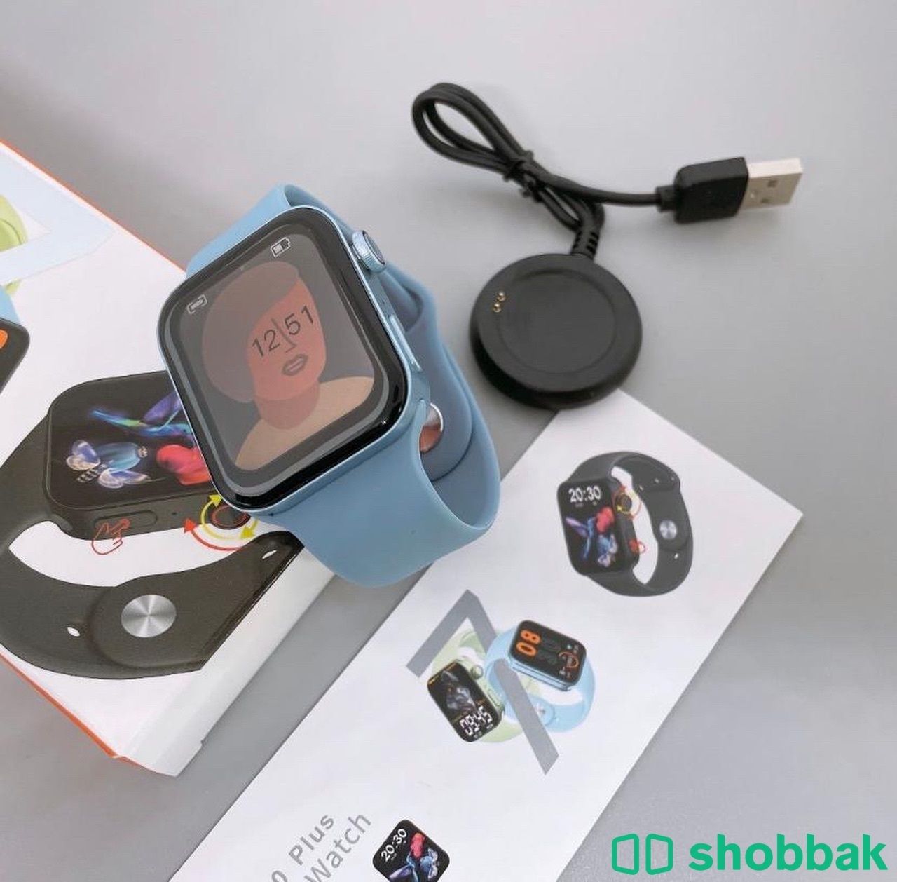 توصيل جميع مناطق المملكة 🚚 ساعة ذكية ⌚️من شركة T100 بلس استخدم شخصي او هدية لمن تحب Shobbak Saudi Arabia