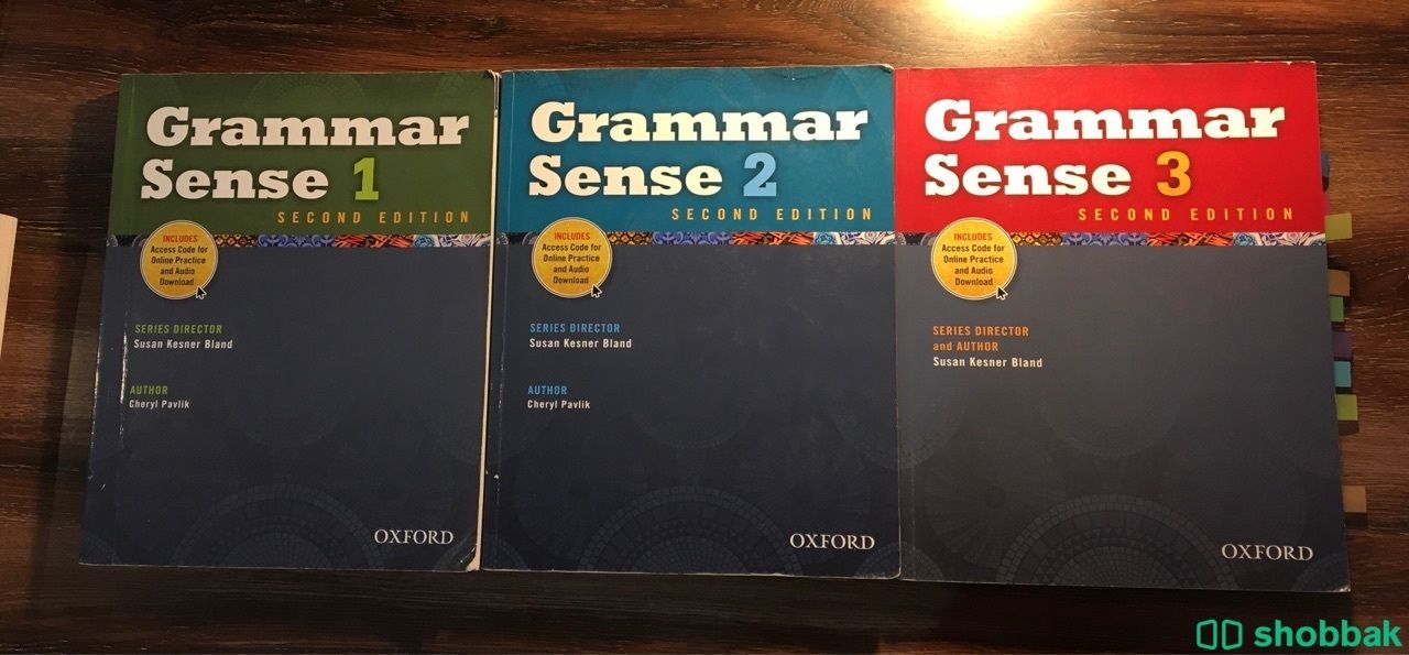 جميع الإصدارات لـ Grammar Sense1, Grammar Sense 2, Grammar Sense 3 Shobbak Saudi Arabia