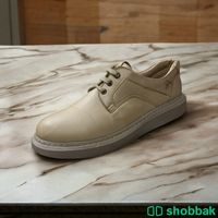 حذاء لون بنى وبيج جلد راقى جدا  Shobbak Saudi Arabia