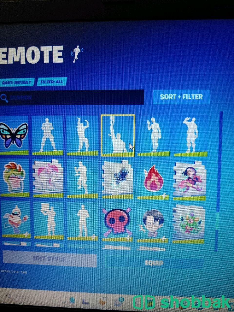 حساب فورت نايت فيه اشياء نادرة بسعر رخيص  Shobbak Bahrain