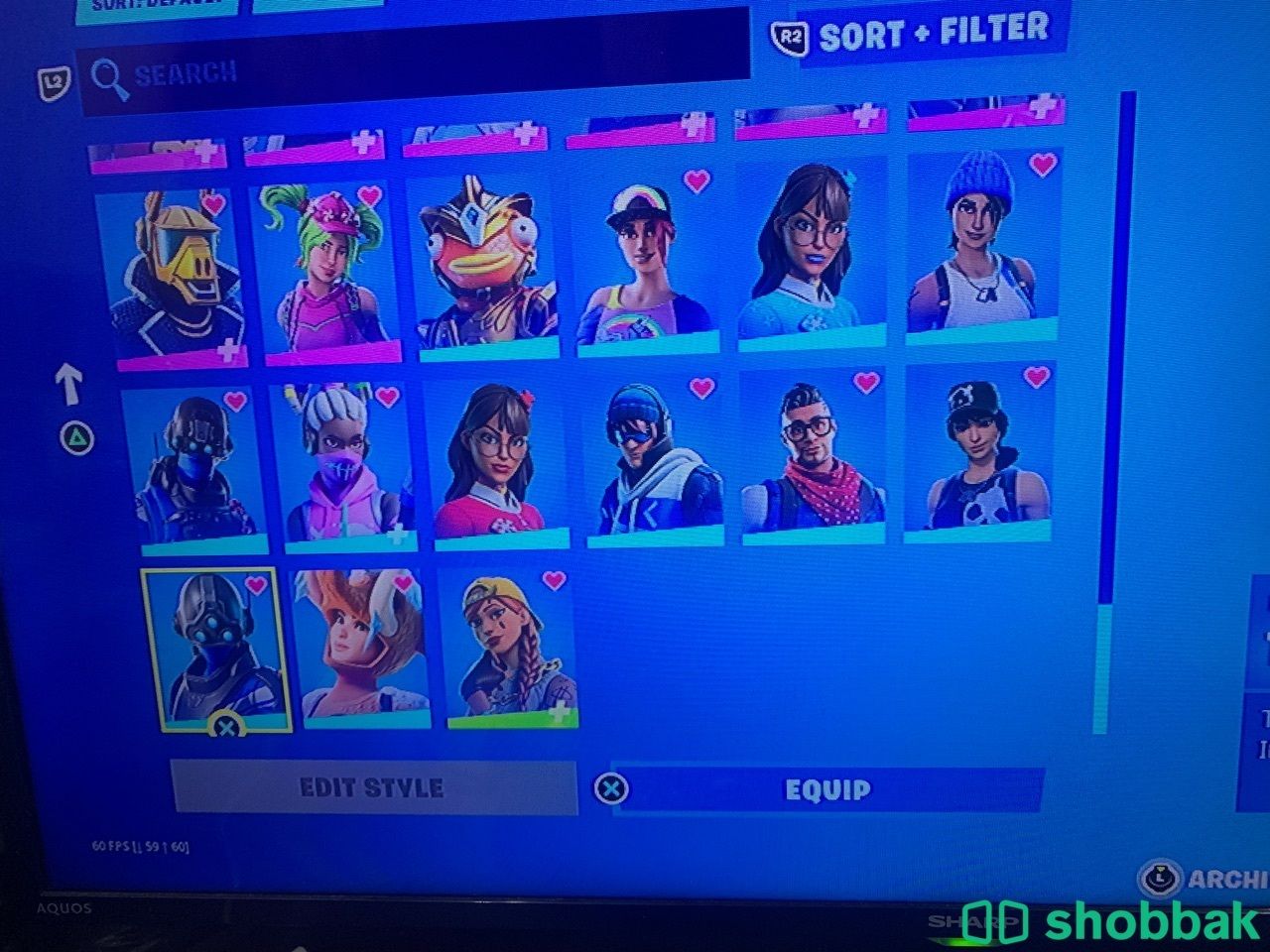 حساب فورت نايت و سوني شباك الكويت
