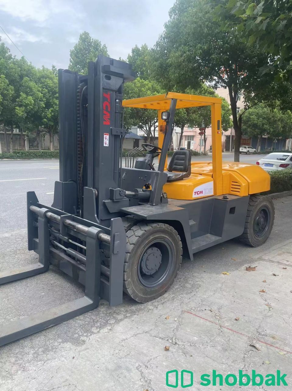 رافعه شوكيه 10طن 7طن للايجار 10 ton 7 ton forklift for rent  Shobbak Saudi Arabia