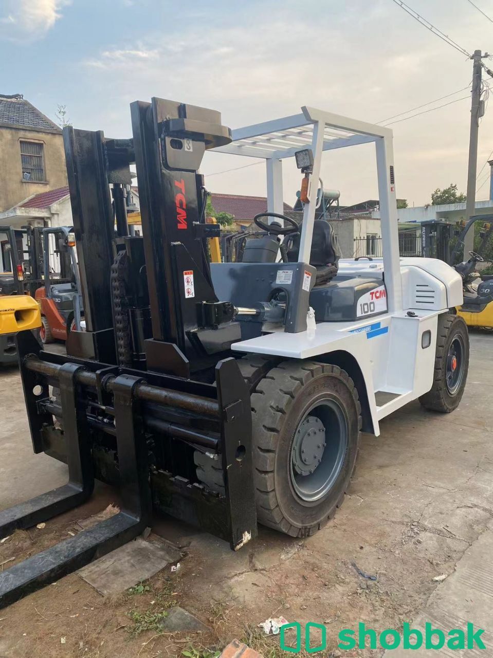 رافعه شوكيه 10طن 7طن للايجار 10 ton 7 ton forklift for rent  شباك السعودية