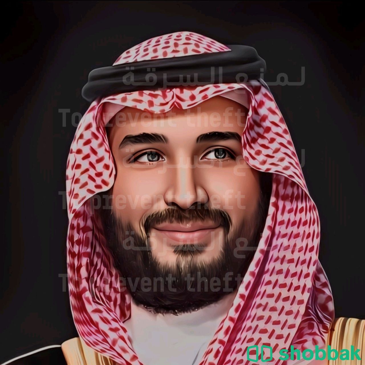 رسمة رقمية | الأمير محمد بن سلمان Shobbak Saudi Arabia