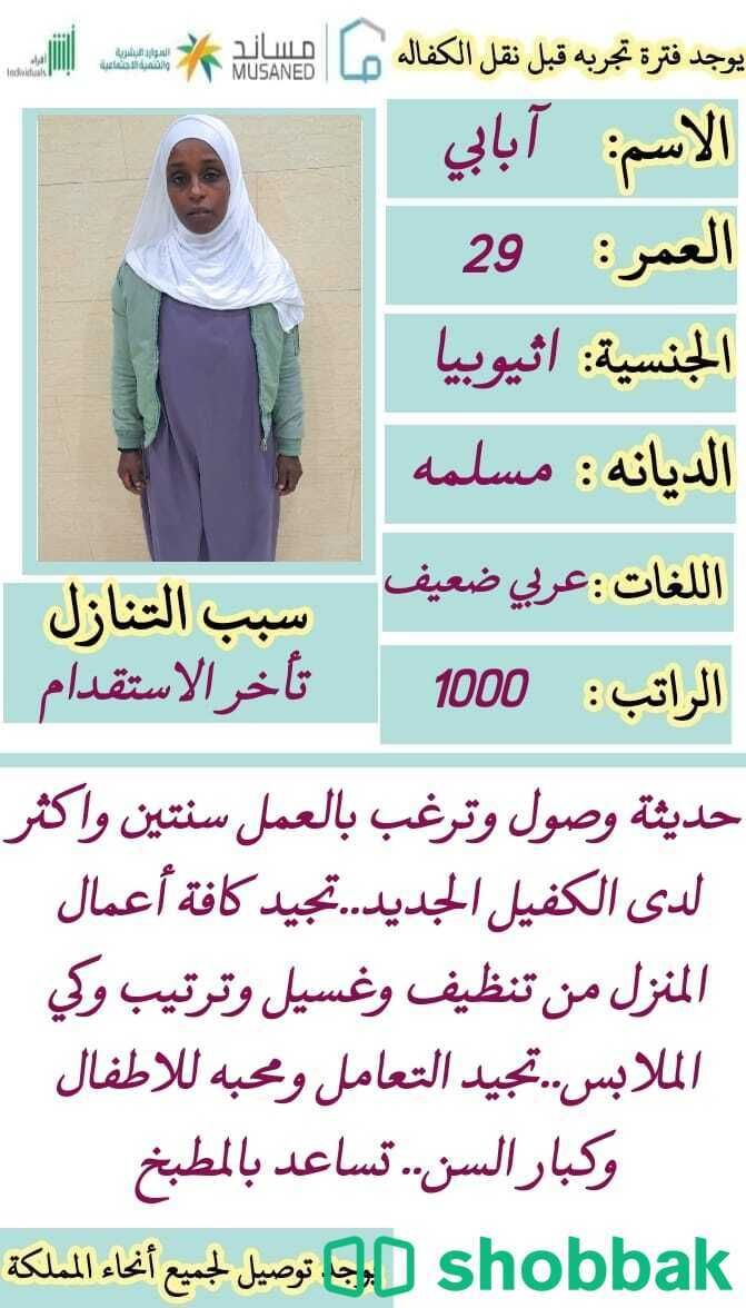 سائق وطباخة ممتازين للنقل شباك السعودية