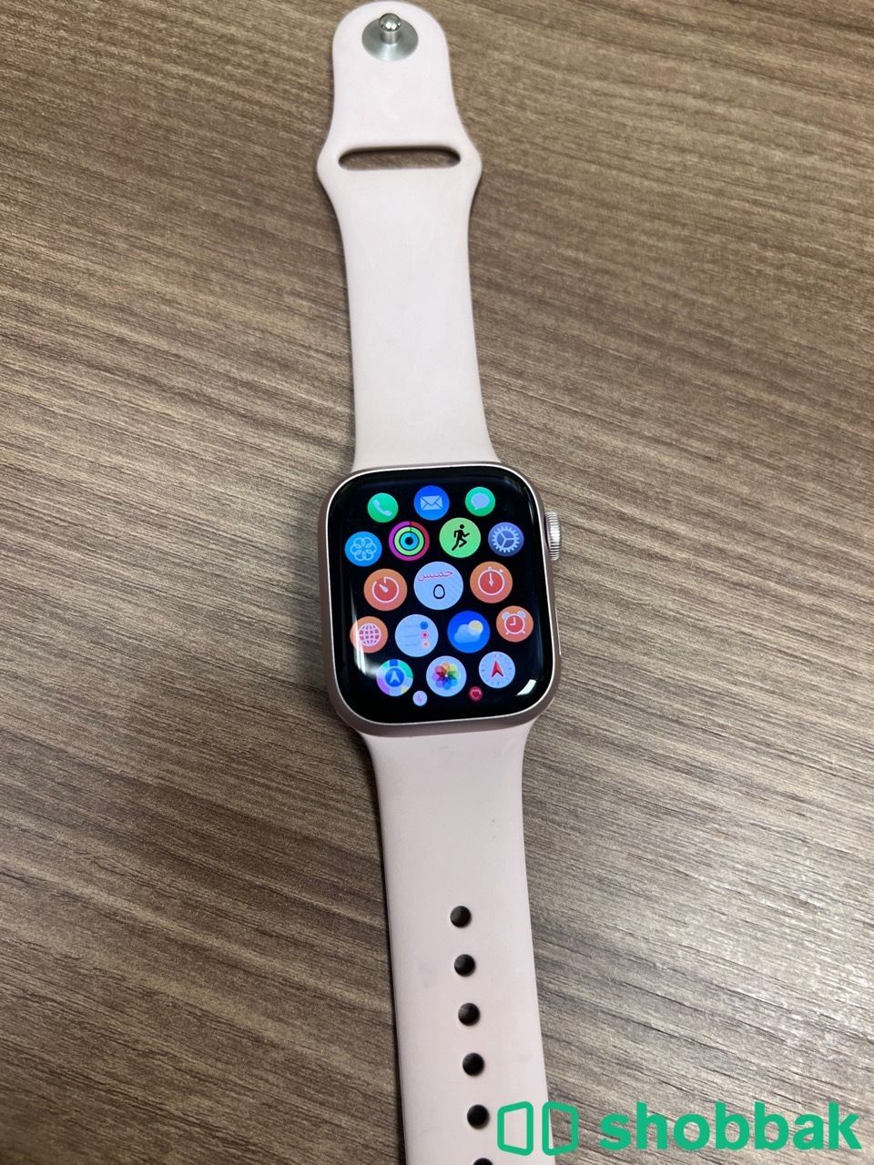 ساعة ابل الاصدار 9 41mm لون وردي فاتح apple watch series 9 41mm light pink Shobbak Saudi Arabia