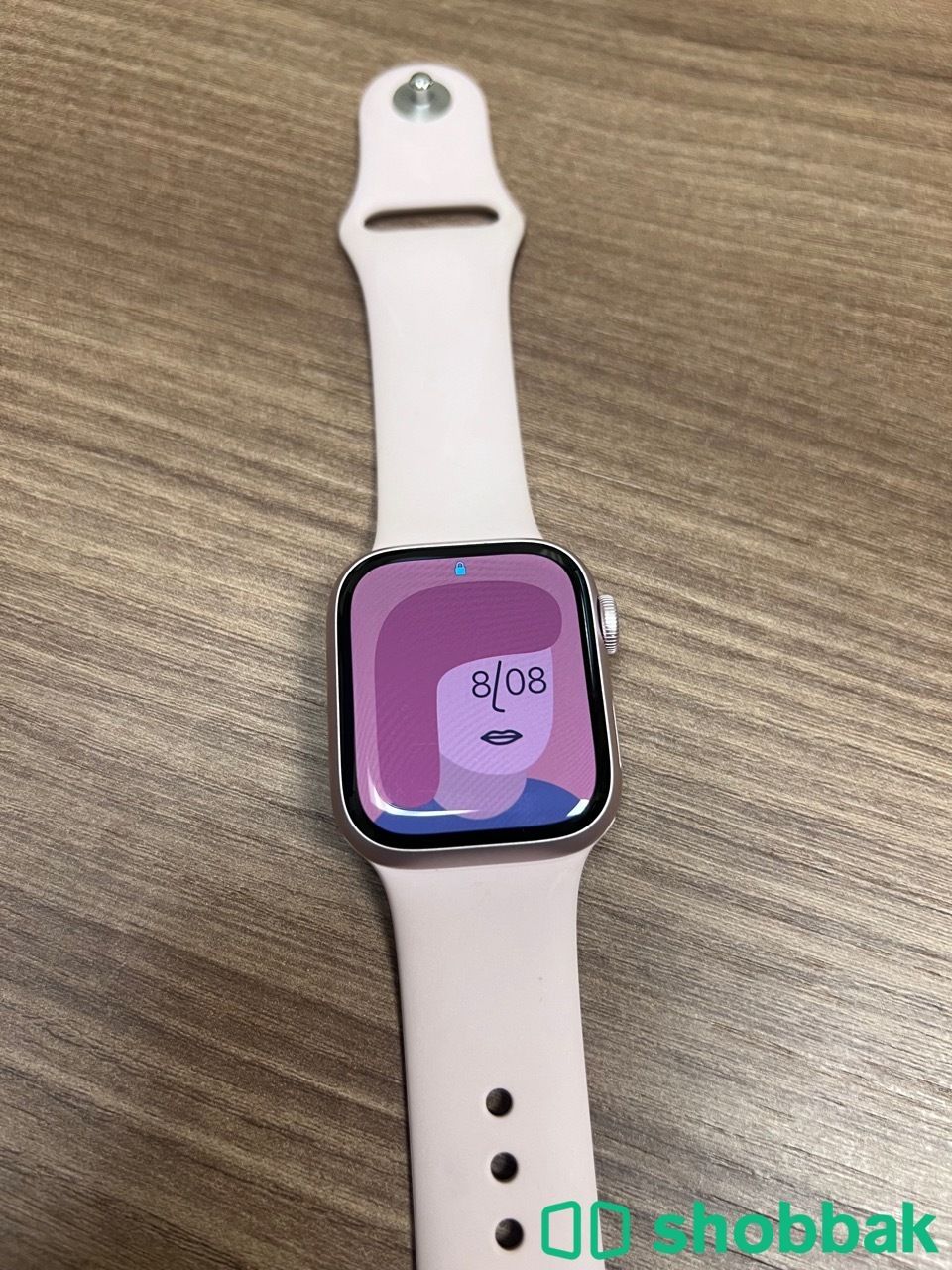 ساعة ابل الاصدار 9 41mm لون وردي فاتح apple watch series 9 41mm light pink شباك السعودية