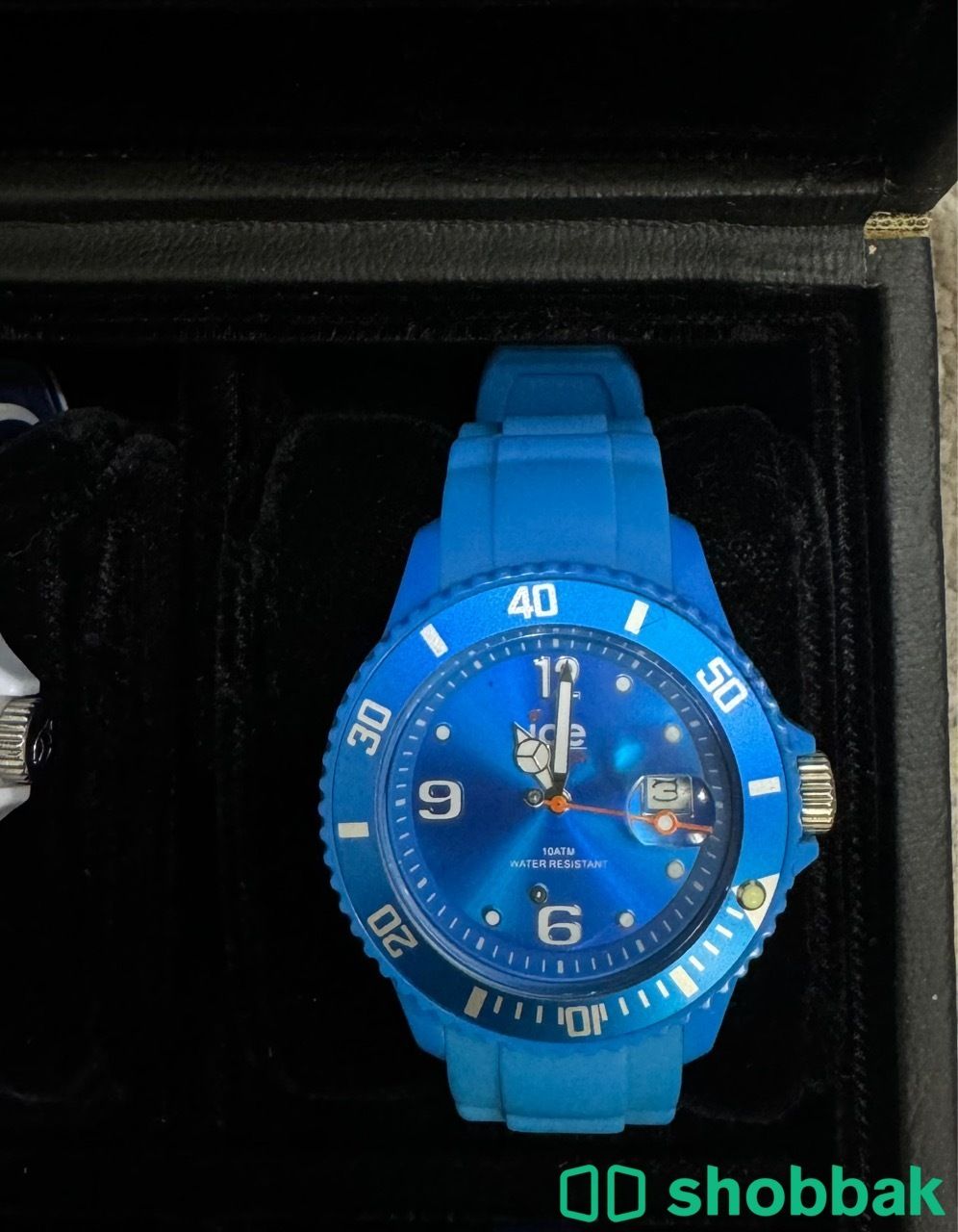 ساعة زرقاء اللون من ايس واتش ice watch شباك السعودية